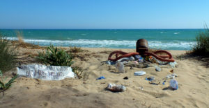 Rifiuti sulle spiagge