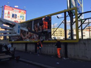 Impianti pubblicitari abusivi