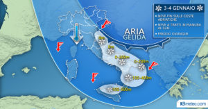 Freddo e neve in arrivo