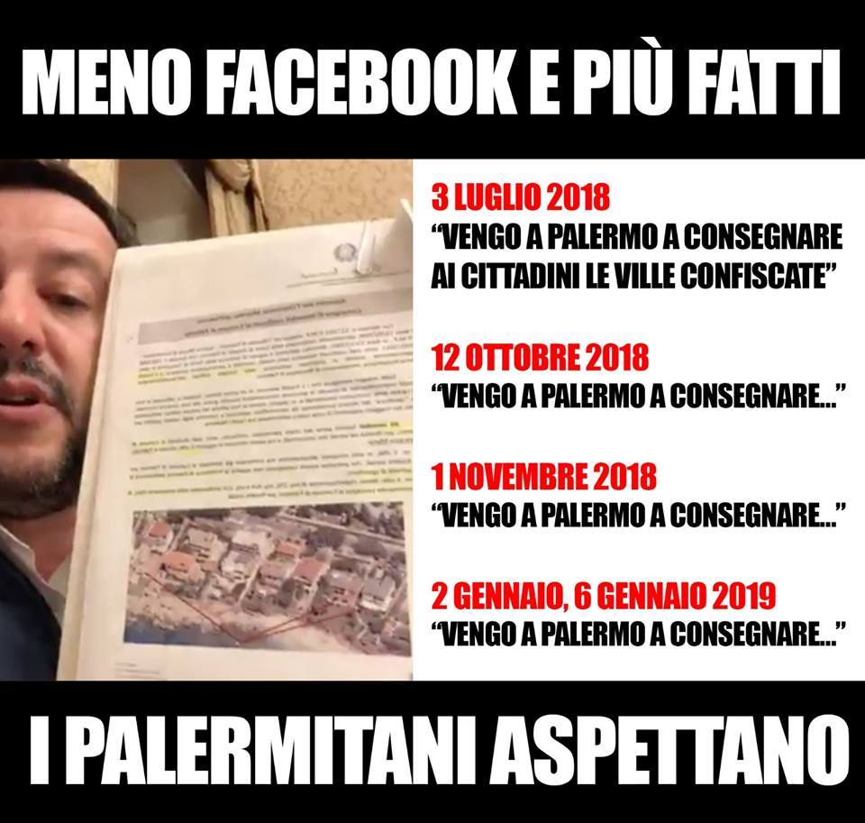 Orlando a Salvini, “Meno Facebook e più fatti”: l’appello in un post
