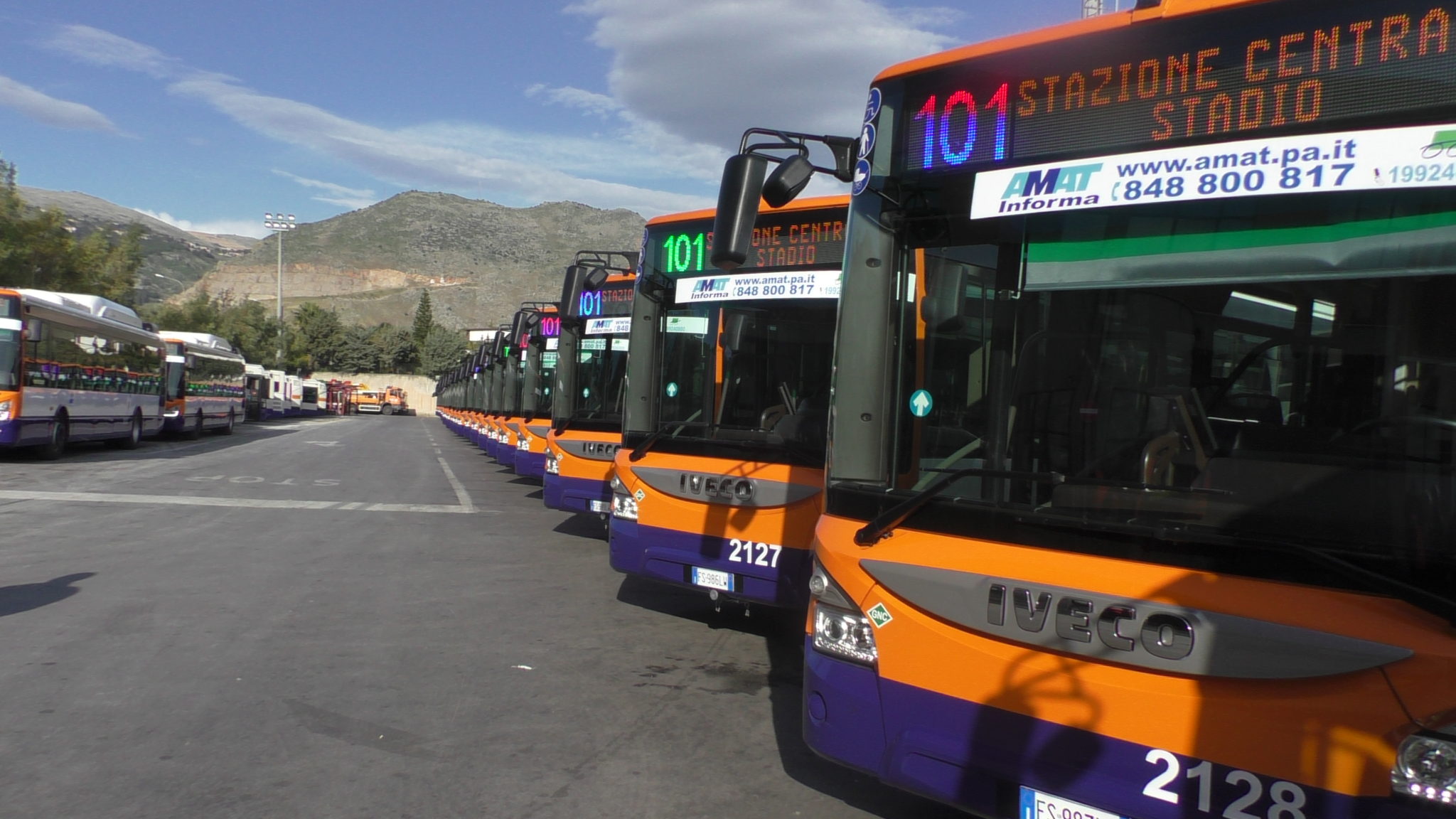 Mobilità Palermo: 38 nuovi bus a metano sulle strade del capoluogo
