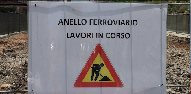 Anello ferroviario Palermo, la Tecnis comunica lo stop ai cantieri