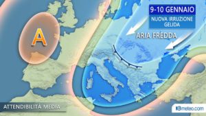 Torna la neve a bassa quota