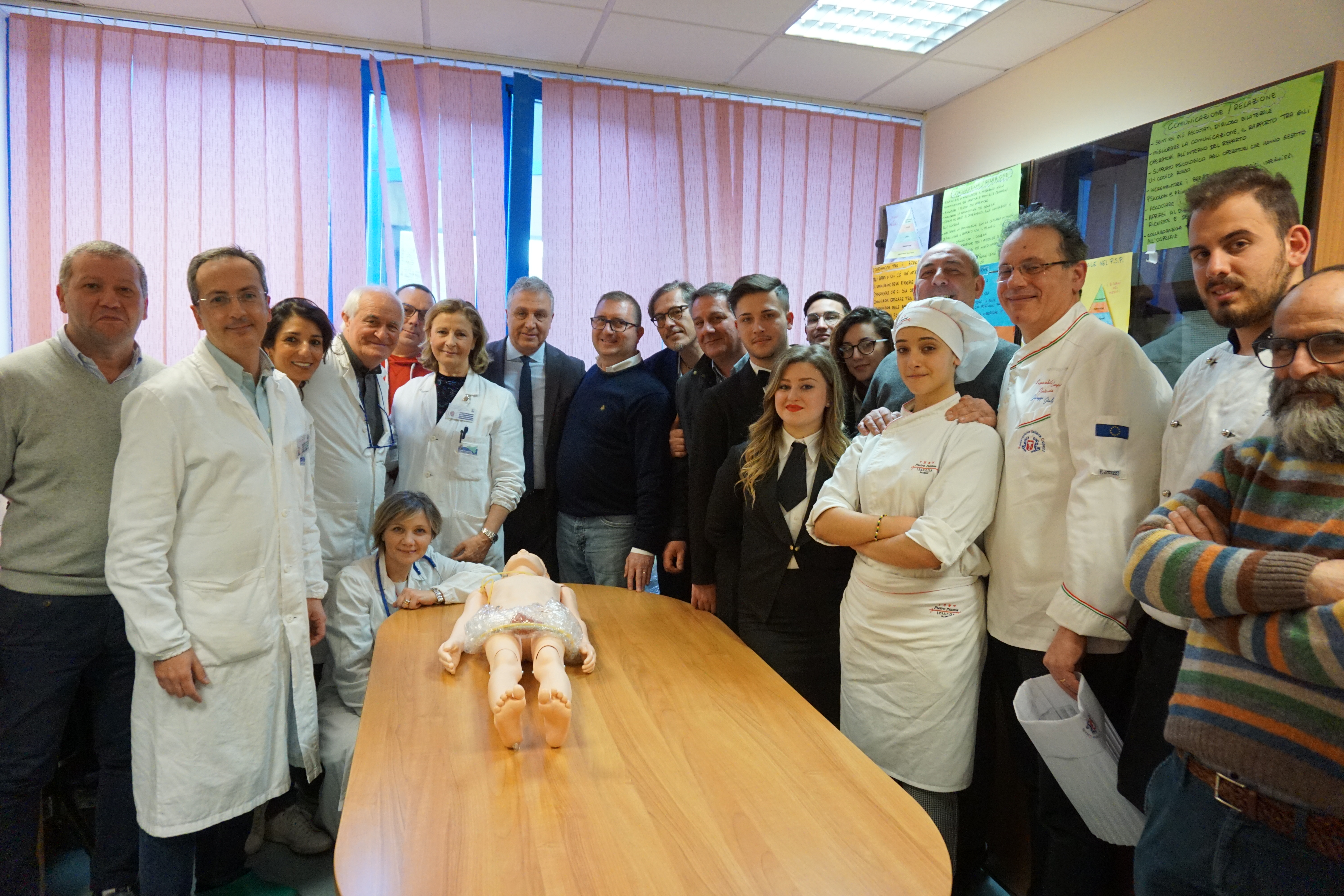 Expocook for Children, consegnato manichino per esercitazioni di PBLS