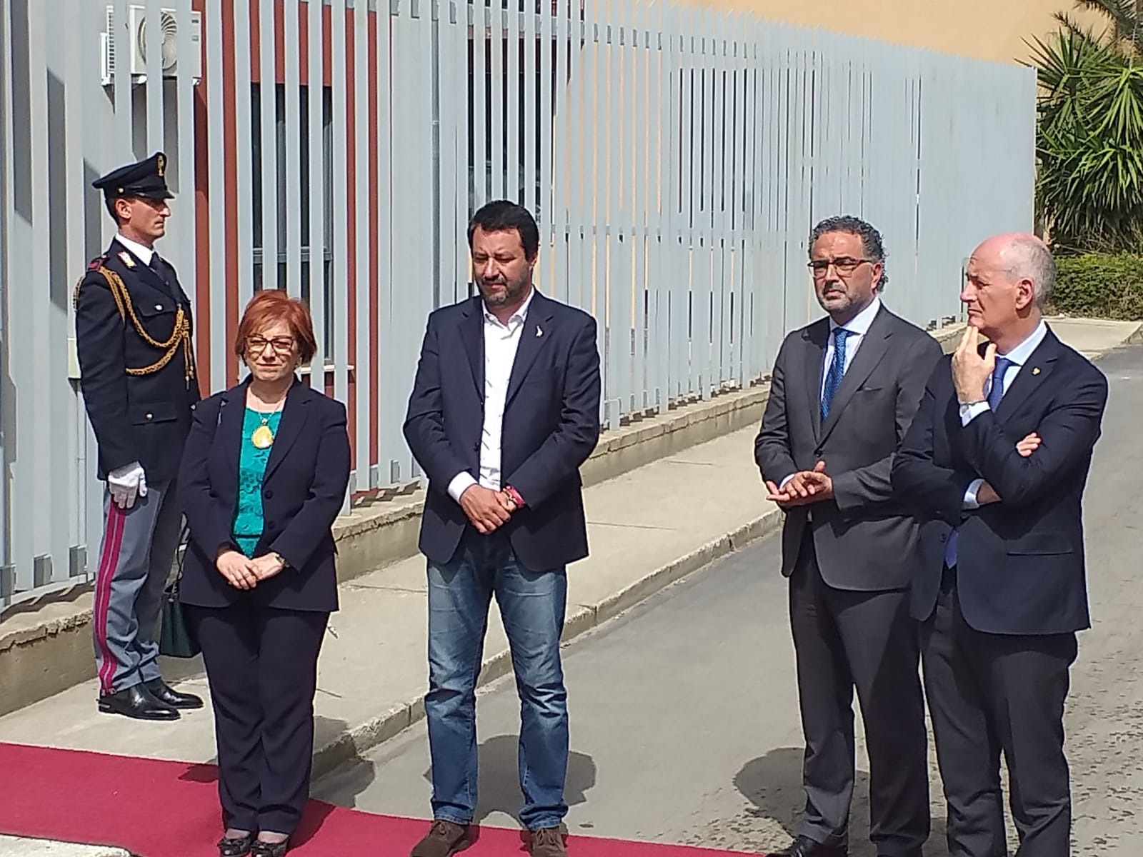 Salvini a Corleone: “La mafia non vince”