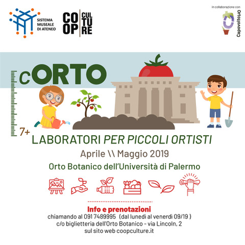 Piccoli giardinieri crescono, all’Orto Botanico di Palermo dal 6 aprile