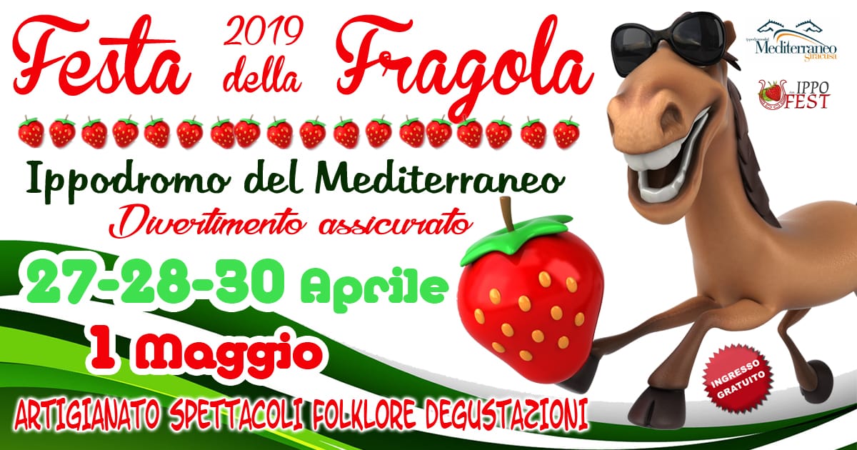 Festa della Fragola di Cassibile 2019, un programma ricco di eventi