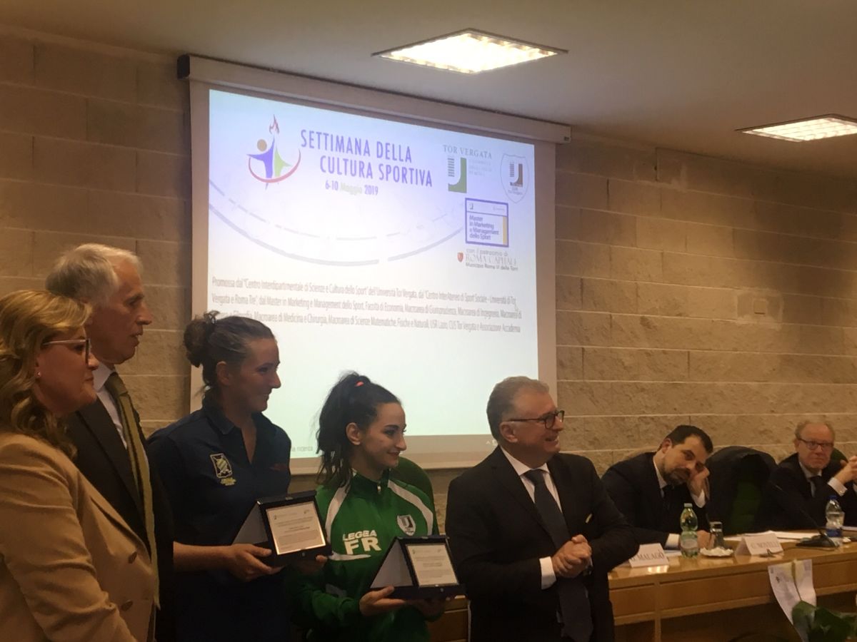 Tor Vergata: “Premio donna nello sport”  a Banti e Ripandelli