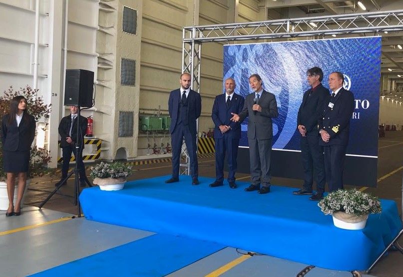 Cerimonia a Catania viaggio inaugurale nave “Maria Grazia Onorato”