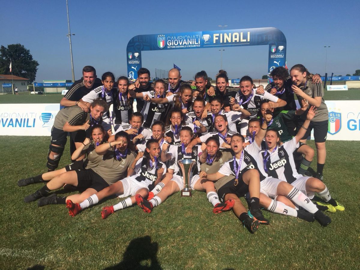 La Juventus vince anche lo scudetto U.15 femminile