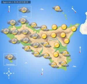 Meteo giovedì 5 giugno