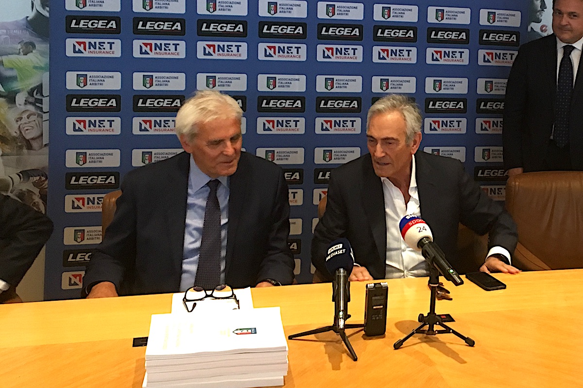 Nicchi e Gravina: “Presto gli arbitri spiegheranno episodi Var”