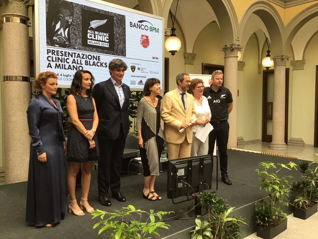 All’Idroscalo di Milano il primo campo italiano degli All Blacks