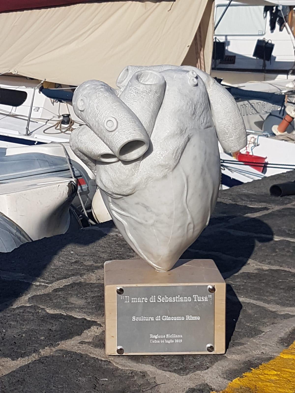 Assessore Tusa, un cuore di marmo nei fondali di Ustica per ricordarlo