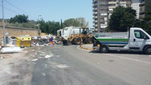 Raccolta rifiuti a Palermo