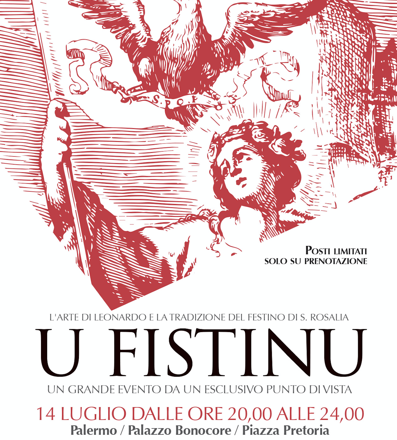 U Fistinu e mostra di Leonardo il 14 luglio a Palazzo Bonocore