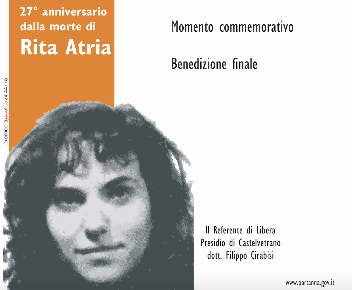 Commemorazione Rita Atria per il 27esimo anniversario dalla scomparsa