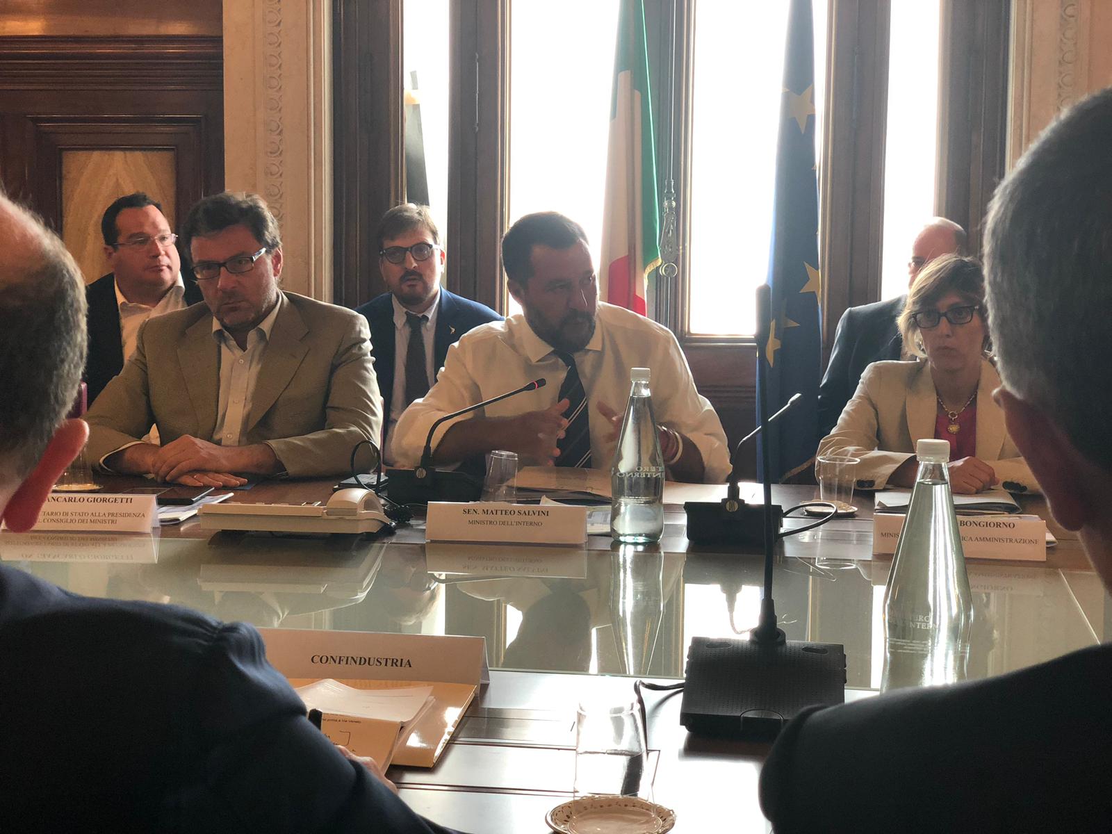 Salvini avverte il M5S “La manovra dovrà essere coraggiosa”