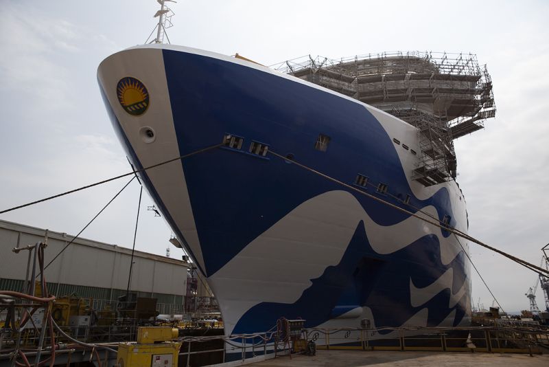 Fincantieri vara a Monfalcone “Enchanted Princess”