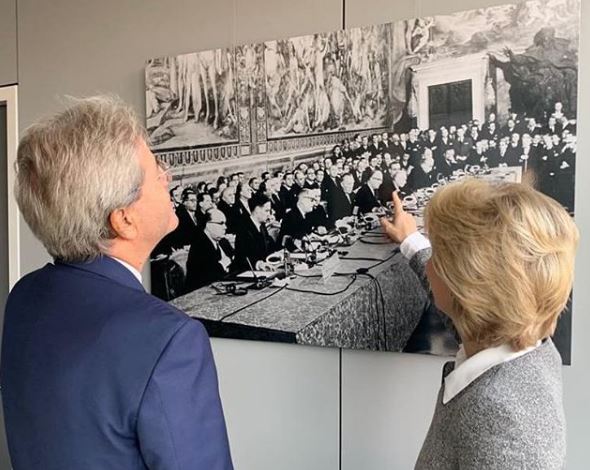 UE, Gentiloni incontra Von Der Leyen “Al lavoro per nuova stagione”