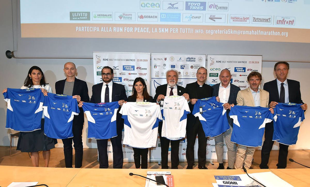 Il 22 settembre la terza edizione della Rome Half Marathon via Pacis