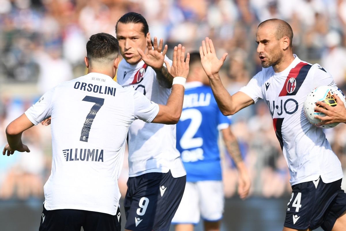 Impresa Bologna a Brescia, Cagliari OK a Parma, Spal batte Lazio