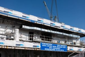 MONFALCONE (GORIZIA) (ITALPRESS) - MSC Crociere e Fincantieri hanno svelato oggi MSC Seashore, la...