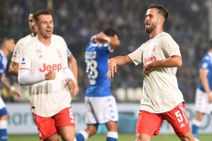 BRESCIA (ITALPRESS) - La Juventus batte il Brescia per 2-1 e sale a tredici punti in classifica...