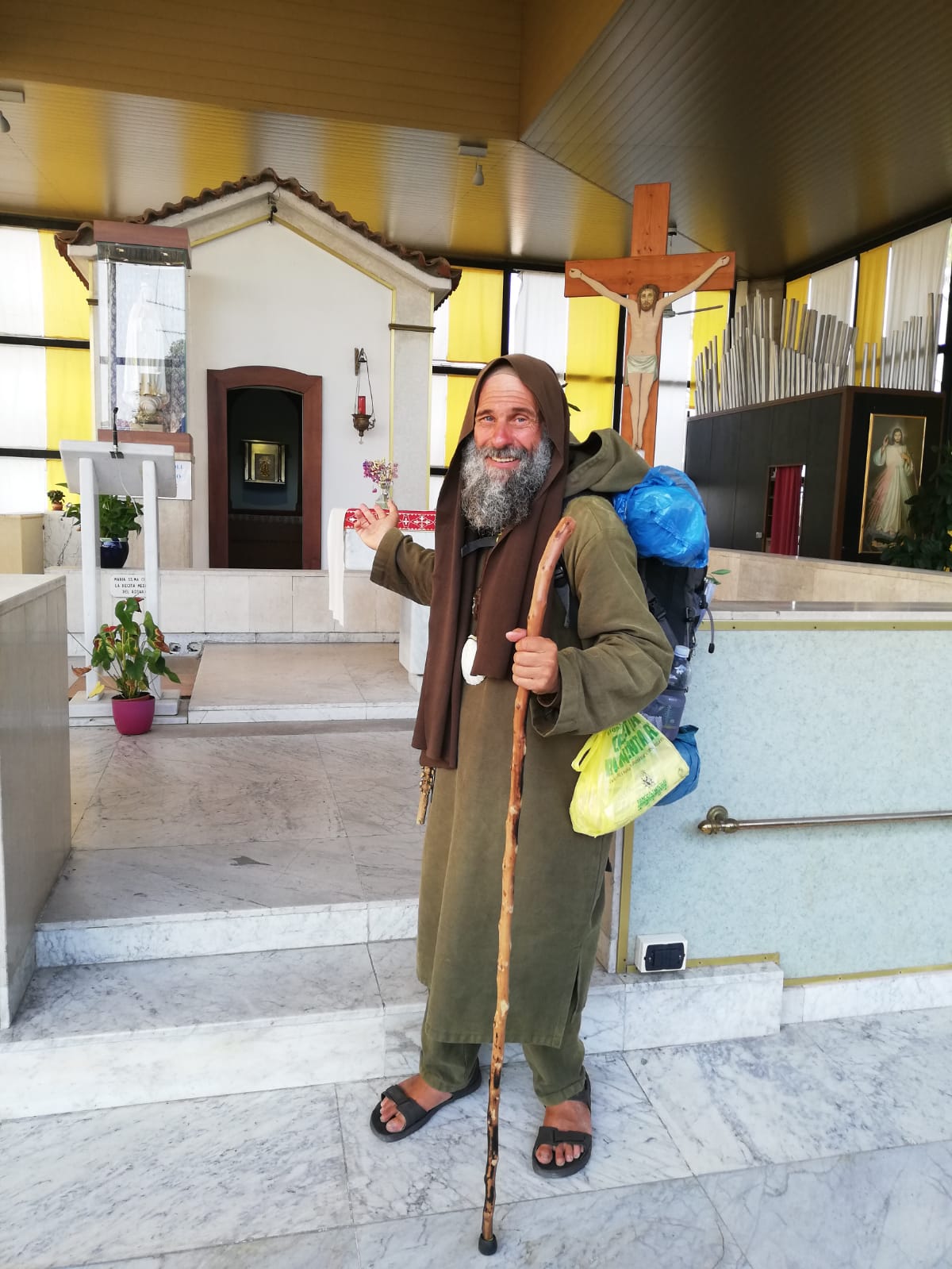 Biagio Conte, dopo 65 giorni di cammino domani arriva al Parlamento UE