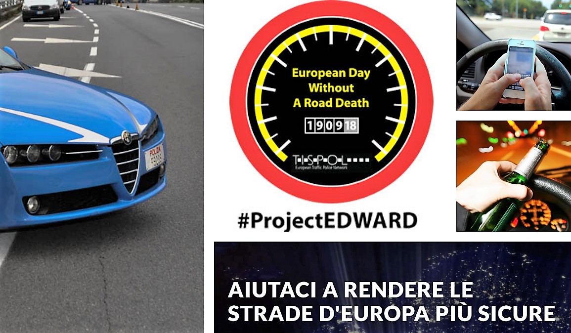 EDWARD, al via la campagna di sensibilizzazione della Polizia di Stato