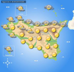 Meteo ultimo weekend settembre