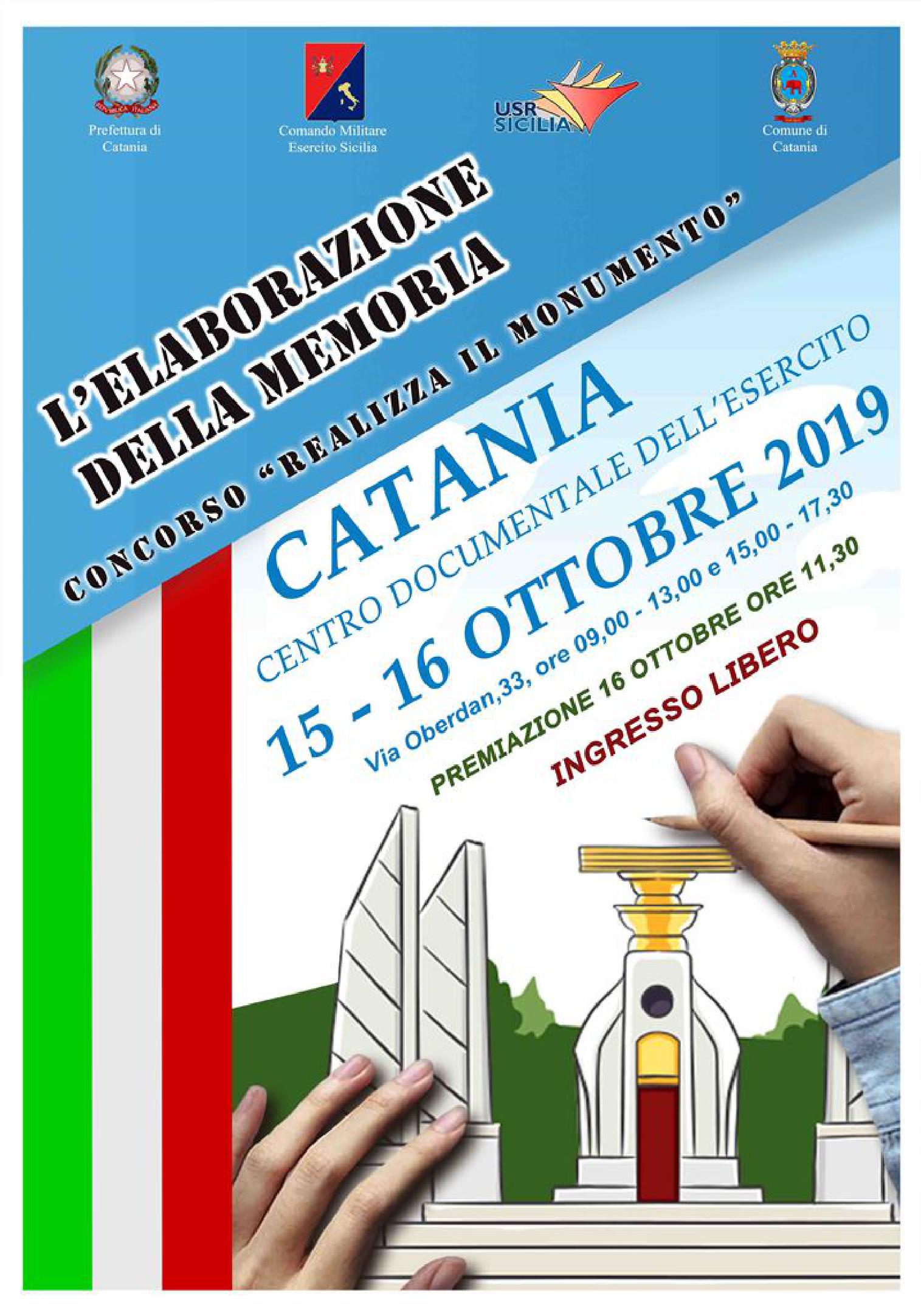 Il concorso di idee Realizza il Monumento approda a Catania