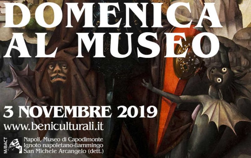 Musei, domenica 3 novembre torna la domenica gratuita