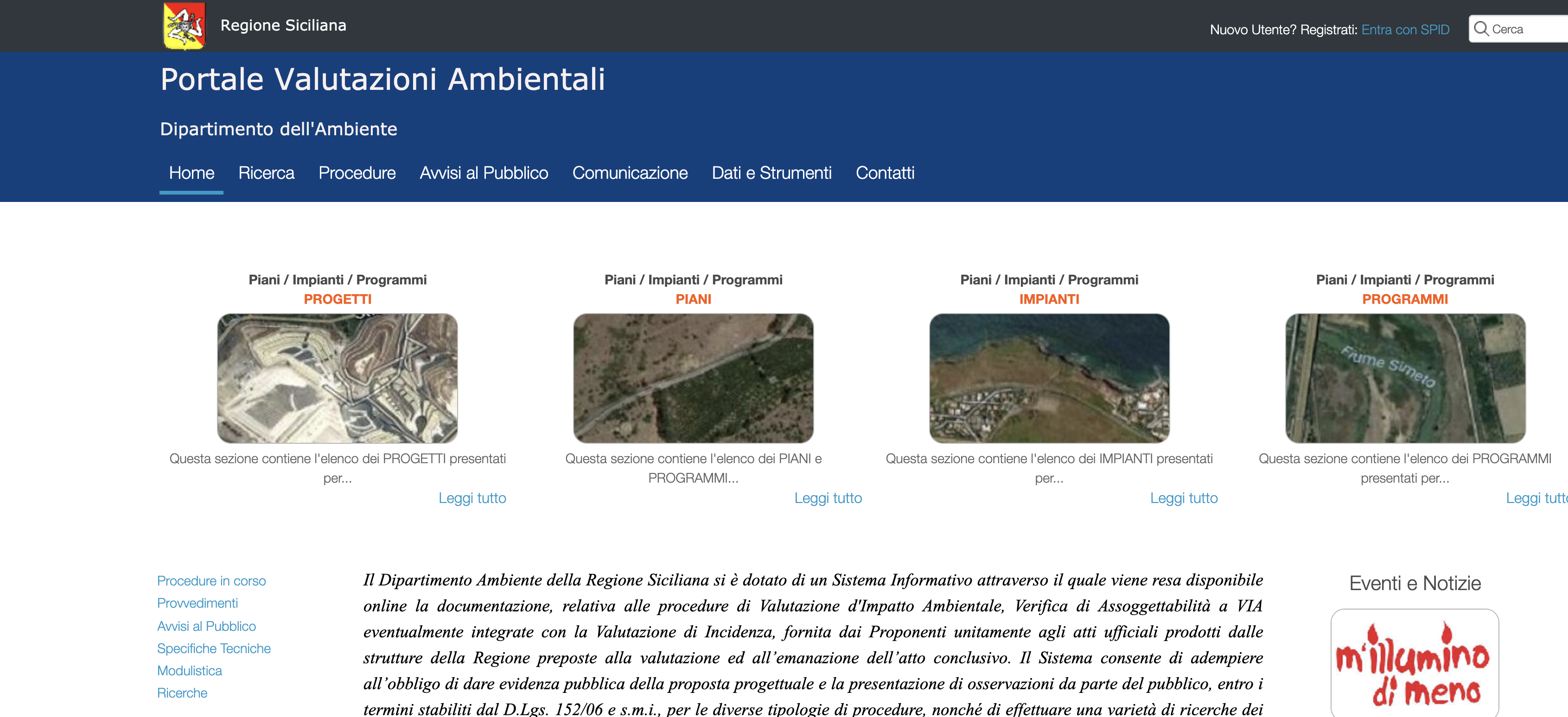 Istanze online, inaugurato nuovo portale del dip. Territorio e Ambiente