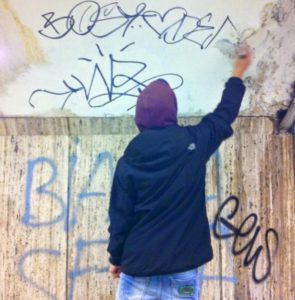 Imbrattavano Palazzo di Giustizia di Enna