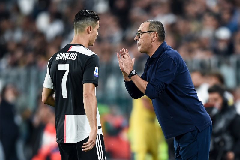 Sarri “Con CR7 non servono chiarimenti, ma al 99% è out per Atalanta”