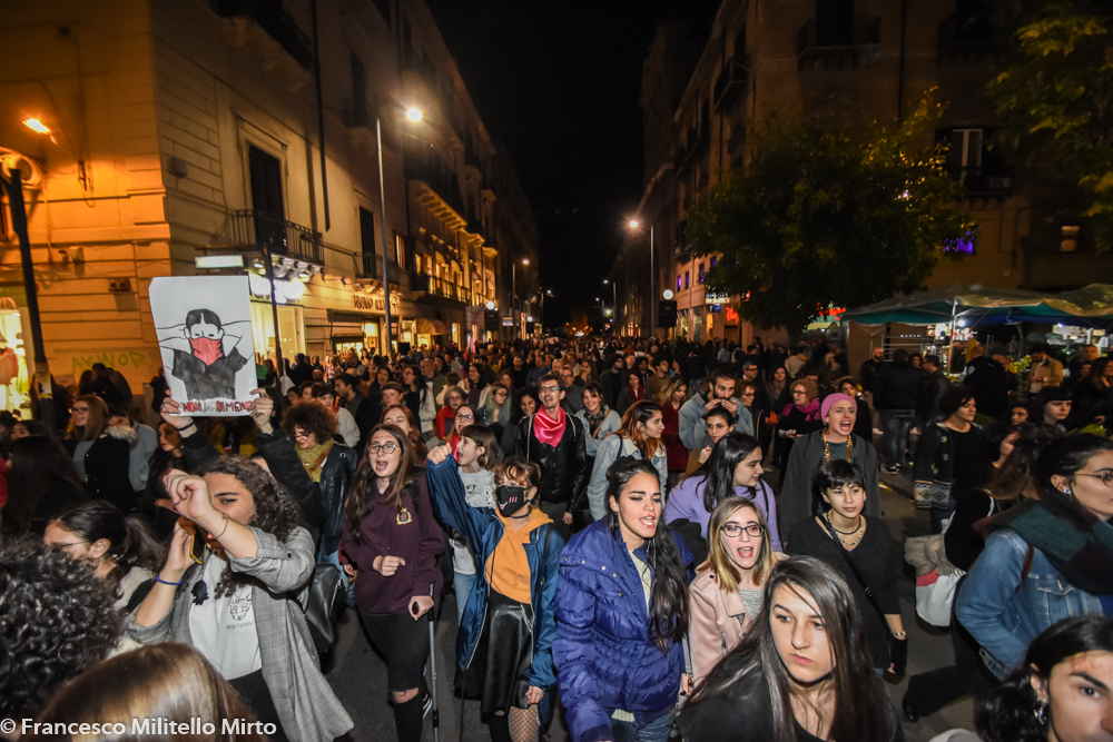 Non una di meno Palermo: contro ogni genere di violenza sulle donne