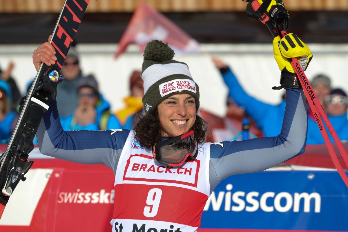 Brignone vince il Gigante di coppa del Mondo a A Courchevel, Bassino 7^