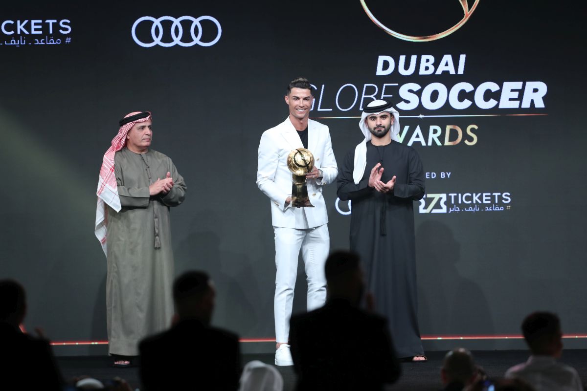 Globe Soccer Awards, Ronaldo giocatore dell’anno
