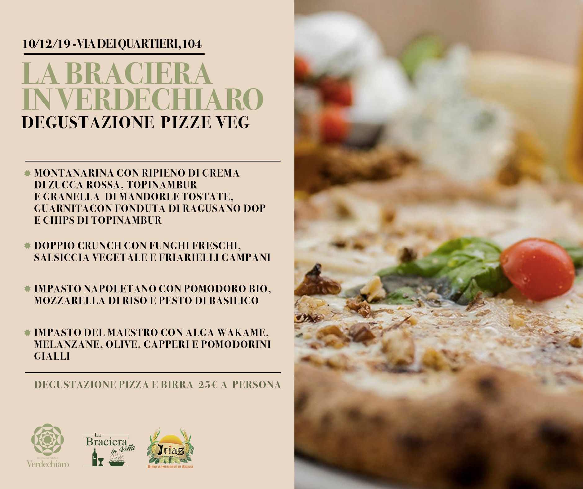 La Braciera in Verdechiaro, cena solidale a Villa Lampedusa: incasso devoluto per riapertura ristorante