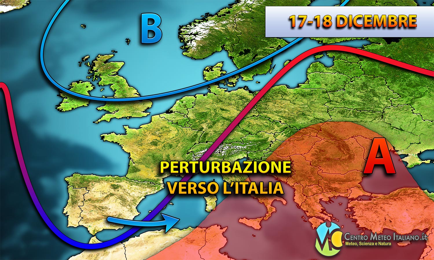 Meteo fine settimana, dopo l’anticiclone arriva il maltempo
