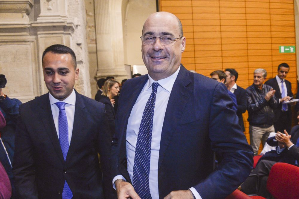 Vertice Di Maio-Zingaretti a Palazzo Chigi “Clima costruttivo”