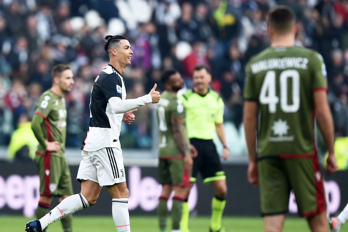 La Juve travolge il Cagliari, Manita Atalanta, c’è Ibra ma pari Milan
