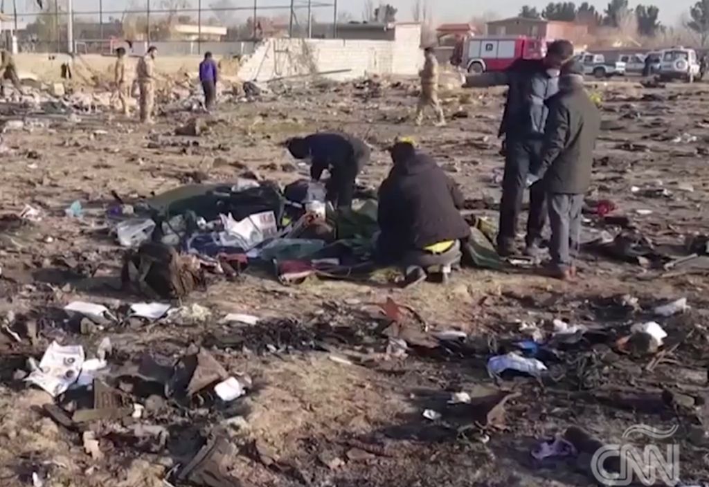 Iran ammette: “Aereo di linea ucraino abbattuto per errore”