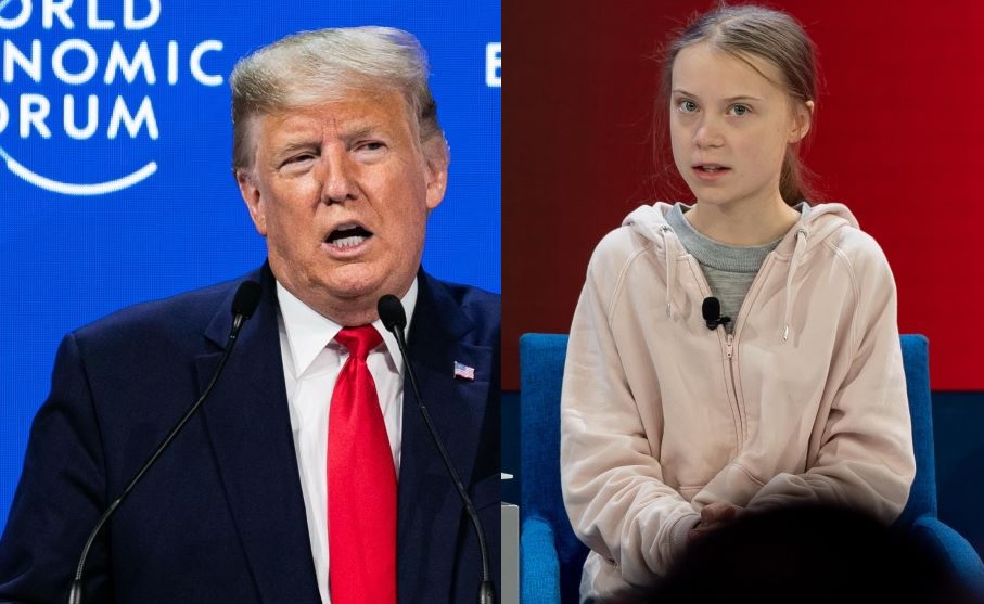 A Davos duello a distanza Trump-Thunberg sull’emergenza clima