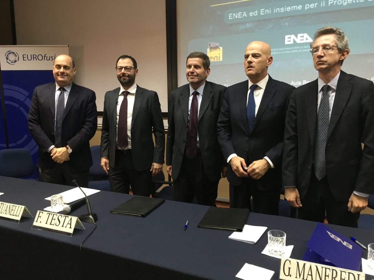 Eni socio al 24% del progetto Enea sulla fusione nucleare