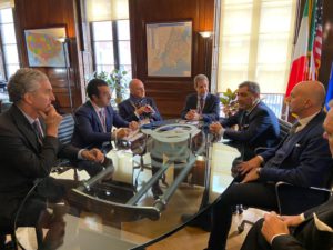 Musumeci a imprenditori Usa