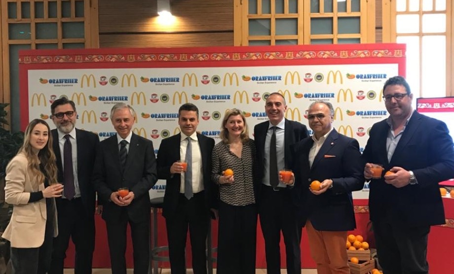Arancia rossa di Sicilia IGP da oggi in tutti i McDonald’s d’Italia