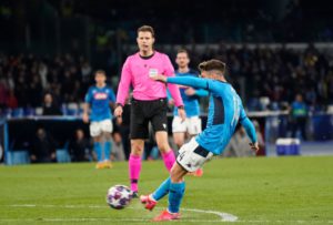 NAPOLI (ITALPRESS) - Il Napoli ferma sull'1-1 il Barcellona nell'andata degli ottavi di finale di...