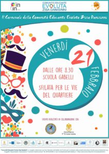 Carnevale sociale per le vie della Zisa. Seconda tappa del Carnevale sociale della Comunità Educante Evoluta Zisa Danisinni: